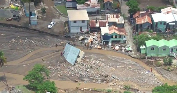 Dominican Relief after tropical storm Erika