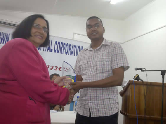 2013 Appreciation Award with Pamela